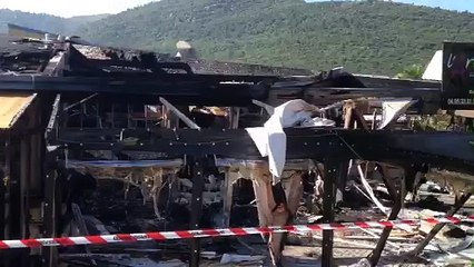 Deux restaurants ravagés par les flammes à Aubagne