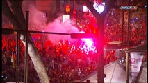 Champions League celebrations in Barcelona city center