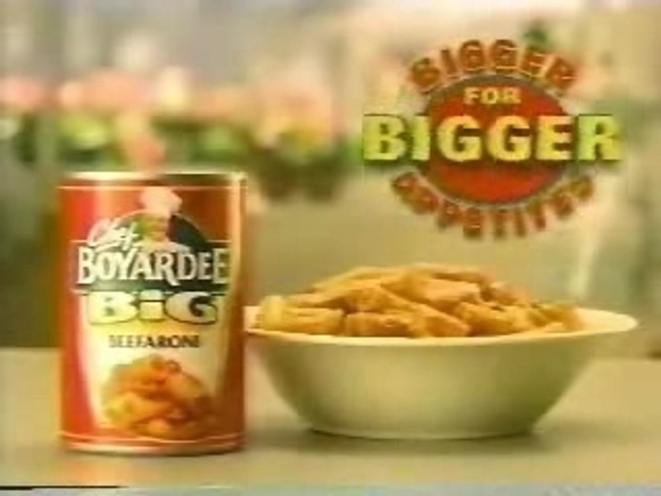 Kane beefaroni commercial