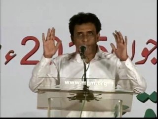 Khalid Maqbool speech on water shortage issue