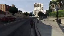 GTA 5 Stunts #5 Bike Crazy Jump Freestyle RedKeyMon