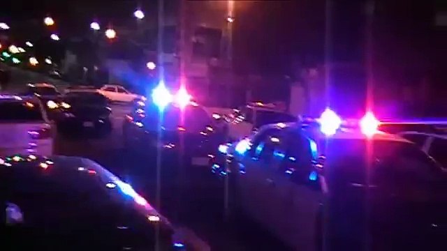 LAPD officer needs assistance radio call downtown on 12/5/2009 near skid row.