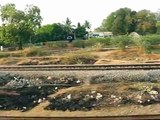 High Speed Indian Railway crossings near Chennai