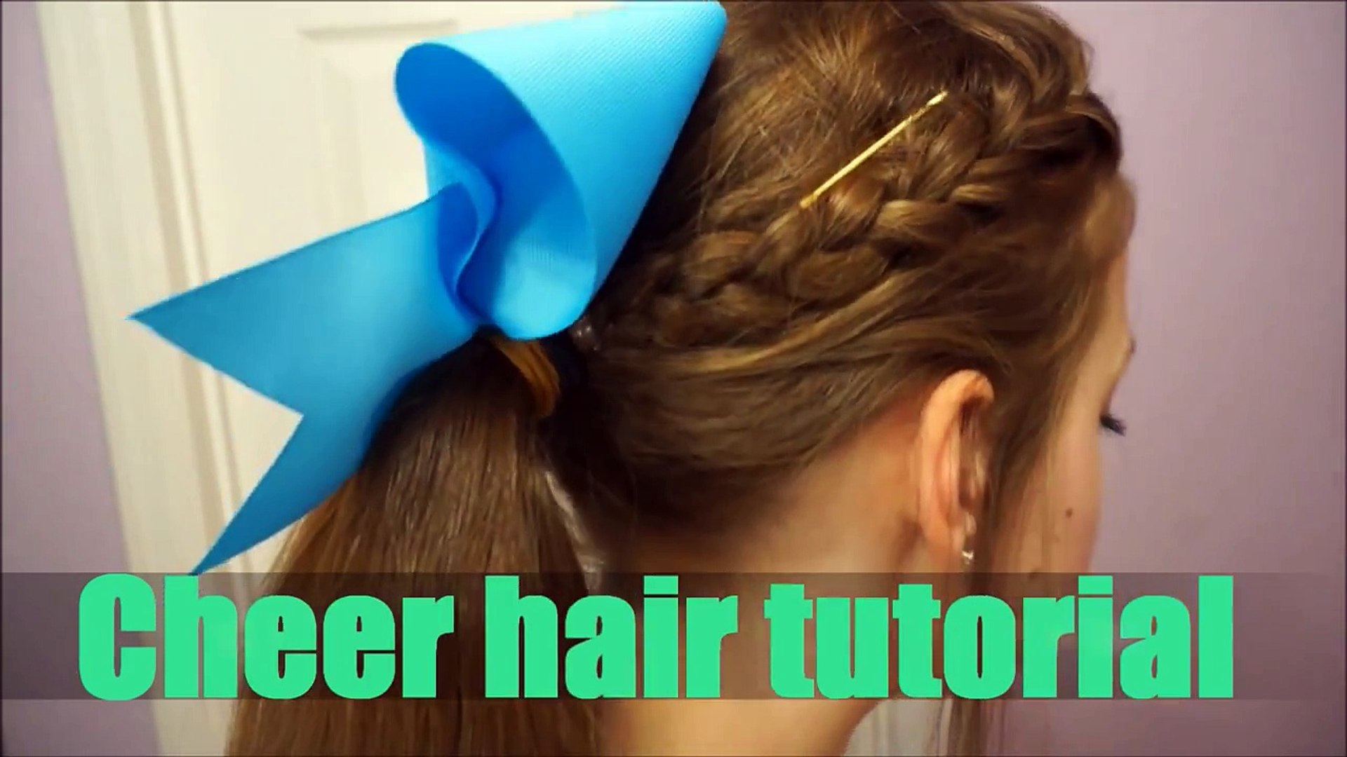 Quick Cheer Hair Tutorial Video Dailymotion
