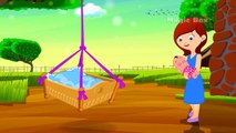 Rock A Bye Baby   English Nursery Rhymes   Cartoon Animated Rhymes For Kids