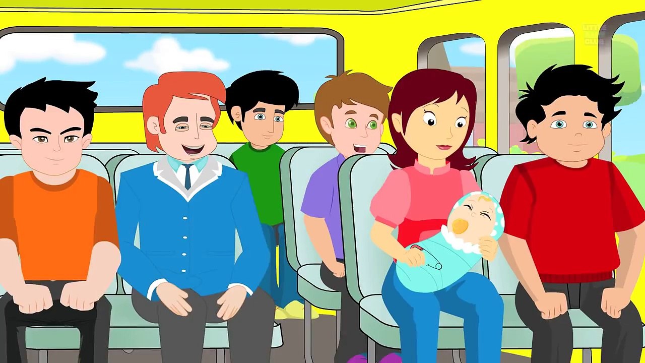 Wheels On The Bus with Lyrics