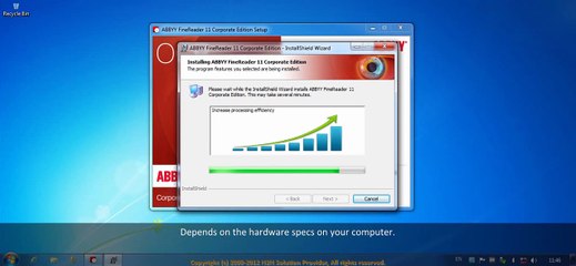 Install ABBYY FineReader 11 Corporate Edition