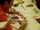 Byzantine Iconography - Iconography Students Writing Icons
