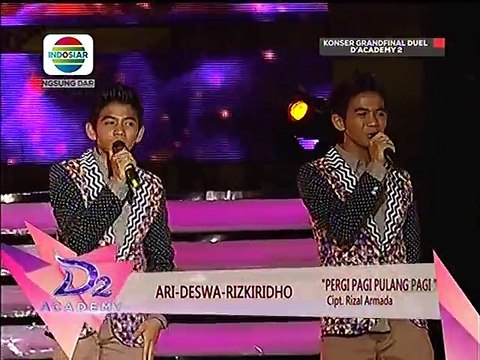 Rizki Ridho, Ari, Deswa Pergi Pagi Pulang Pagi @ Dangdut Academy 2 Konser Grand Final Duel