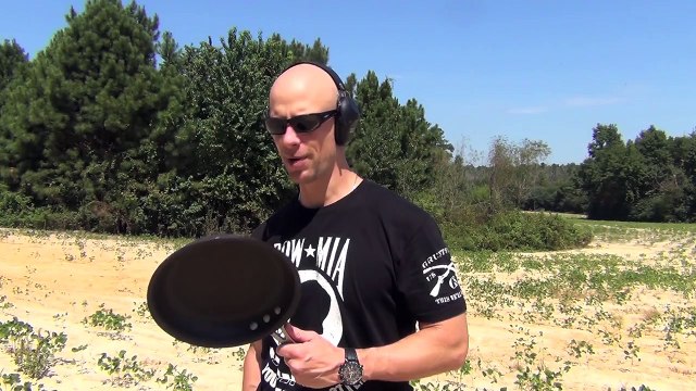 Handgun Intermediate Barrier (Frying Pan) Penetration Test (380 ACP, 9mm, 45 ACP, ect..)
