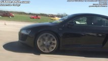 1080p: Porsche 997 Turbo PDK vs Audi R8 V10 E-Gear x 2 races