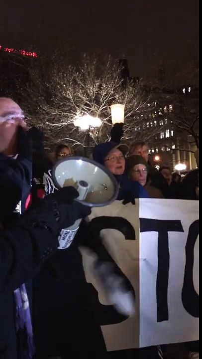 Clayton Thomas-Muller of Idle No More and Defenders of the Land speak to NYC No KeystoneXL Demo