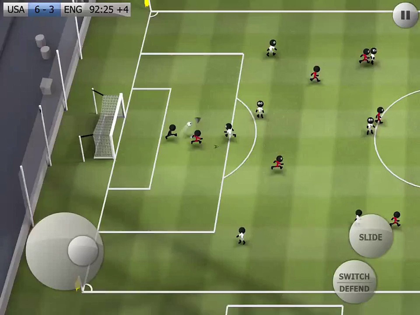 Stickman Soccer - USA 6 / England 3