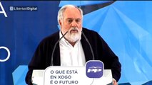 Interrumpen un mitin de Arias Cañete para llamarle 