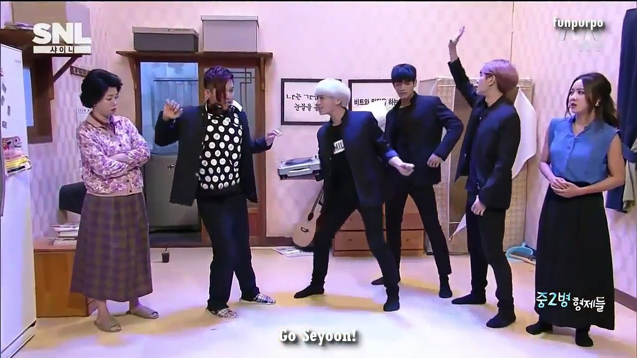 [ENG] 150530 SHINee SNL Korea - [The ill brothers] part 3