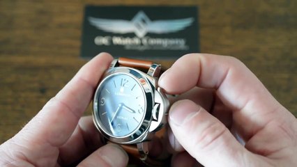 How To Wind a Manual Wind Panerai Luminor PAM112 Watch by OC Watch Company