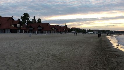 Sunset in Sopot (Poland)