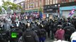 Brutal Belfast Back? Riot cops counter bricks with water cannon