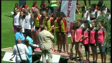 04/06/2015 Après-midi 1/4 Championnats de France UNSS d'Athlétisme au Stadium Lille Métropole VILLENEUVE D'ASCQ