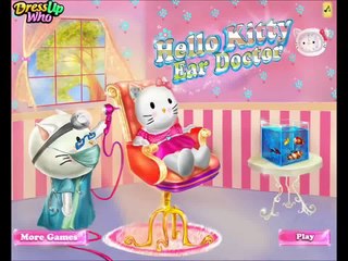Hello Kitty Ear Doctor Game Video for Little Kids Hello Kitty Games Online