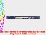 NETGEAR ProSAFE 24-Port Fast Ethernet PoE Smart Switch with 4 Gigabit Ethernet Ports (FS728TLP)