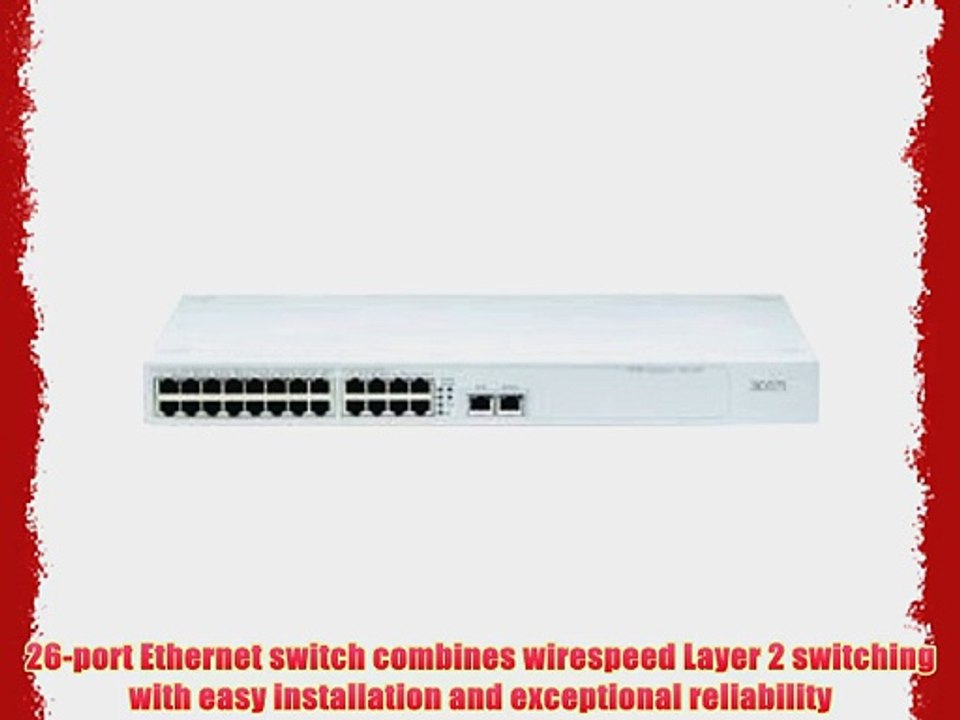 3Com SuperStack 3 Switch 4226T 24-Port Plus 2 10/100/1000 ( 3C17300-US )