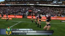 NRL 2013 Round 21 Highlights - Warriors vs Sharks