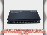 HUACAM HCP08 8-48v 60w Passive Power Over Ethernet POE Injector 48 volts 60watts max For 8