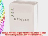 NETGEAR CONSUMER Netgear WN1000RP IEEE 802.11n 54 Mbps Wireless Range Extender. WIFI BOOSTER