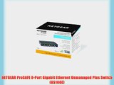 NETGEAR ProSAFE 8-Port Gigabit Ethernet Unmanaged Plus Switch (GS108E)