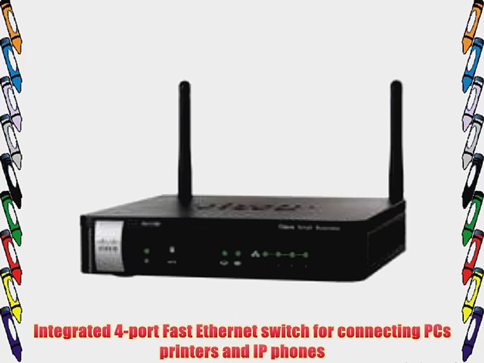 Cisco RV110W-A-NA-K9 Small Business RV110W Wireless N VPN Firewall Router