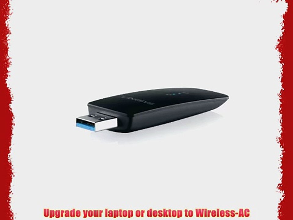 Linksys Dual-Band AC1200 Wireless USB 3.0 Adapter (WUSB6300)