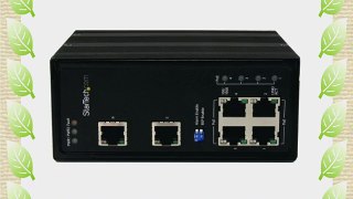 StarTech.com 6 Port Unmanaged Industrial Gigabit Ethernet Switch w/ 4 PoE  Ports