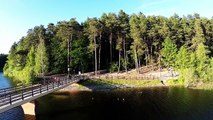 Jezioro Długie Olsztyn - lot DRONEM GoPro Hero DJI Phantom 2 Zenmuse H3-3D