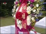 KCTV (Wreaths laid before Bronze Statues and Tomb of Kim Hyong Jik)