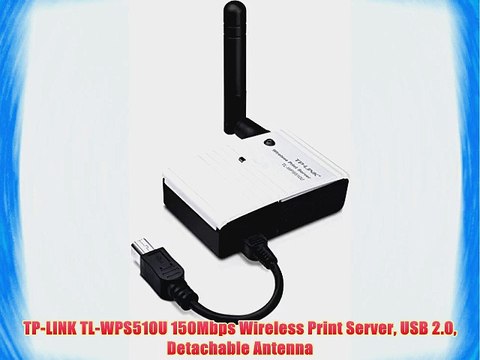 TP-LINK TL-WPS510U 150Mbps Wireless Print Server USB 2.0 Detachable Antenna