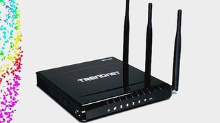 TRENDnet 300Mbps Wireless N Gigabit Router TEW-633GR (Piano Black)