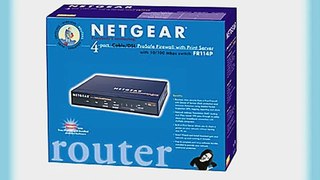 Netgear FR114P Firewall Cable/DSL Router with Print Server