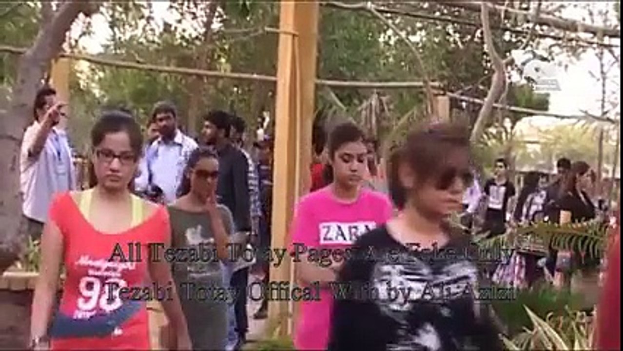Girls catching Snake in program