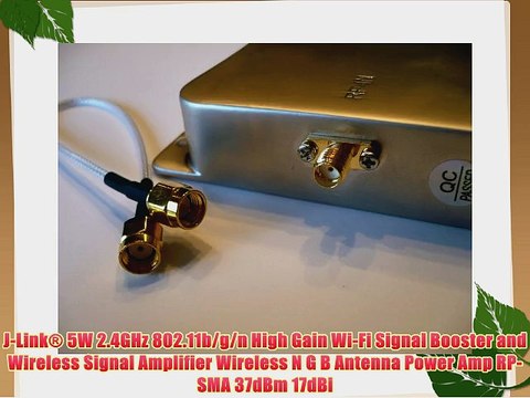 J-Link? 5W 2.4GHz 802.11b/g/n High Gain Wi-Fi Signal Booster and Wireless Signal Amplifier