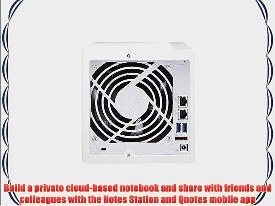 QNAP TS-431 4-bay Personal Cloud NAS with PLEX DLNA and Mobile Apps Support (TS-431)