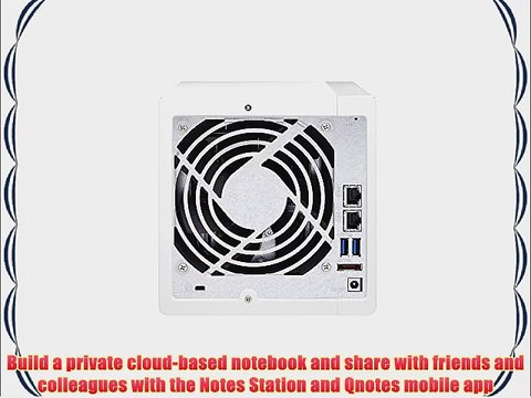 QNAP TS-431 4-bay Personal Cloud NAS with PLEX DLNA and Mobile Apps Support (TS-431)