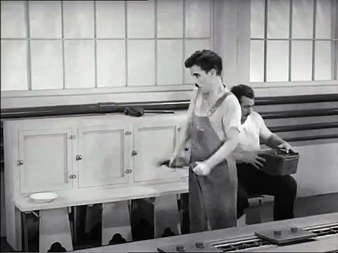 Chaplin temps modernes (pause déjeuner)