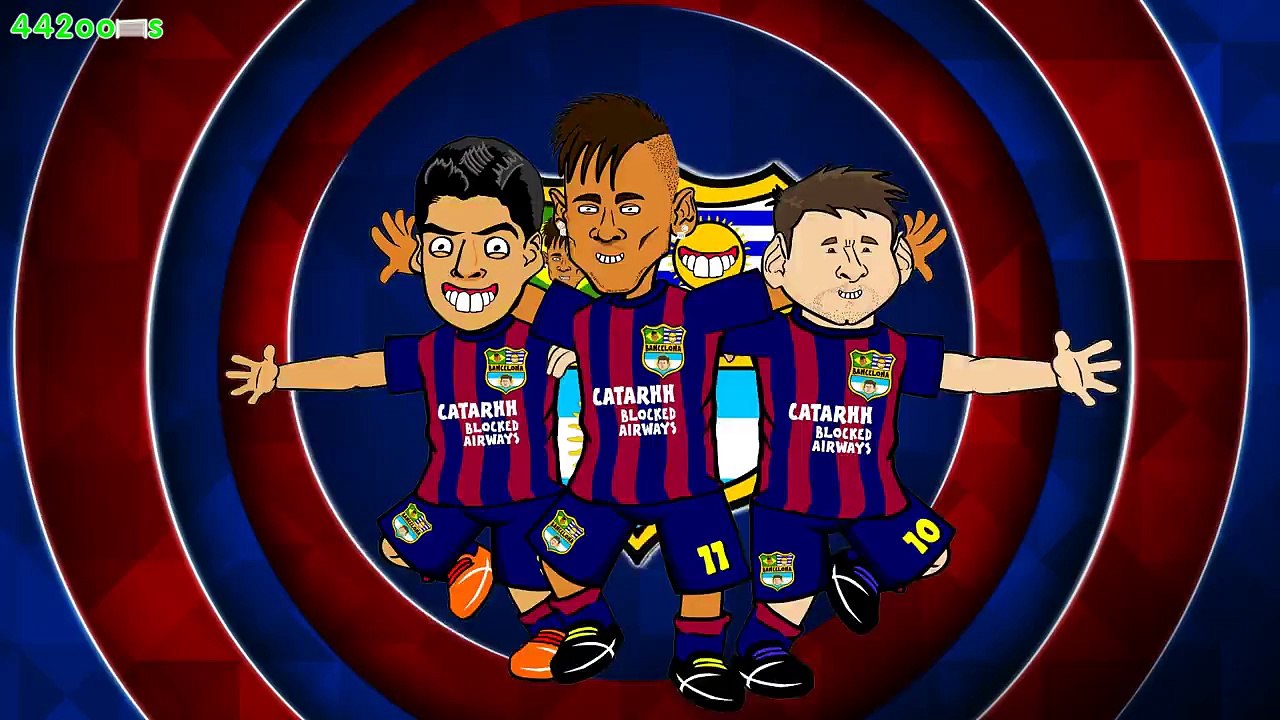 CHAMPIONS! Barcelona Champions League 2015 (3-1) Treble Winners