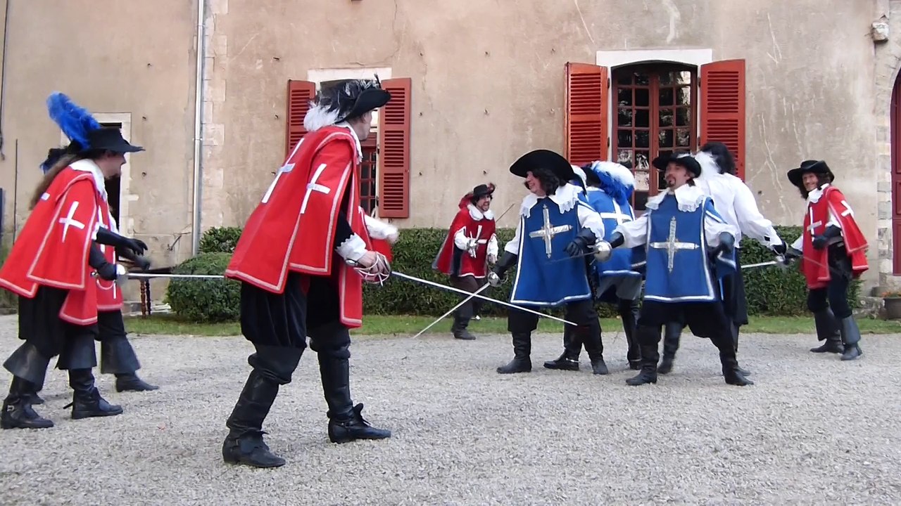Sainte-Croix (71) spectacle mousquetaires