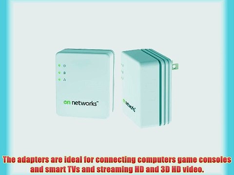 On Networks Powerline 500 Mbps adapter Kit (PL500-199NAS)