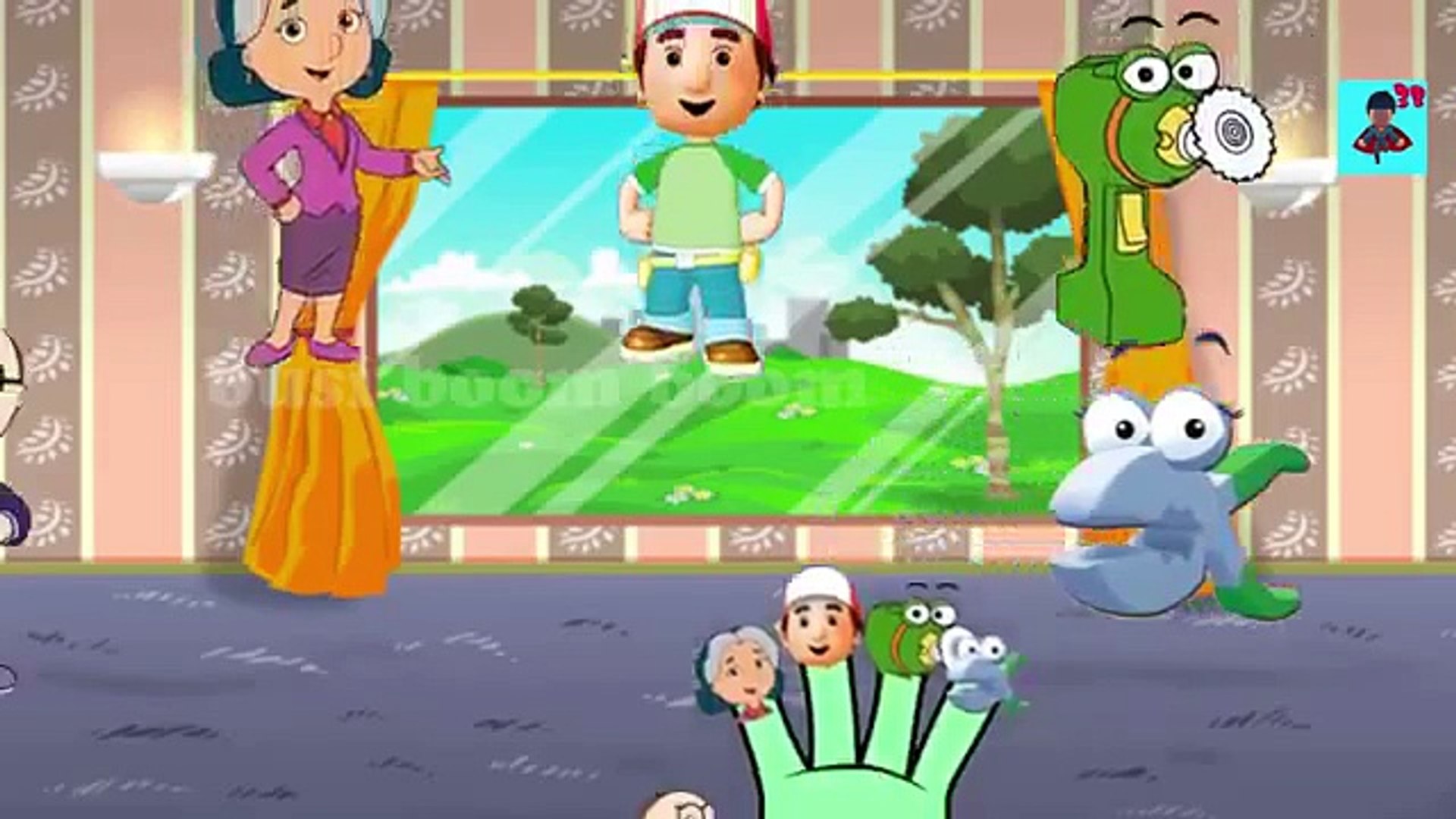 ⁣Handy Manny Cartoon Finger Family Songs | Cartoon Animation Nursery Rhymes For Children
