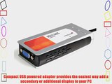 StarTech.com USB VGA External Dual or Multi Monitor Video Adapter - High Resolution Video Card