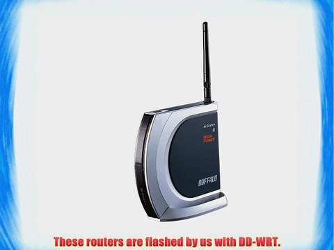 DD-WRT - BUFFALO WHR-HP-G54 Gigabit Router Repeater Bridge Access Point Amp WiFi WAN Wireless