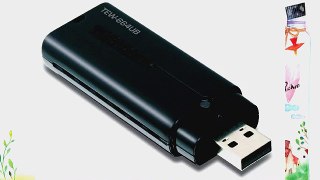 TRENDnet 300 Mbps Dual Band Wireless N USB 2.0 Adapter TEW-664UB (Black)